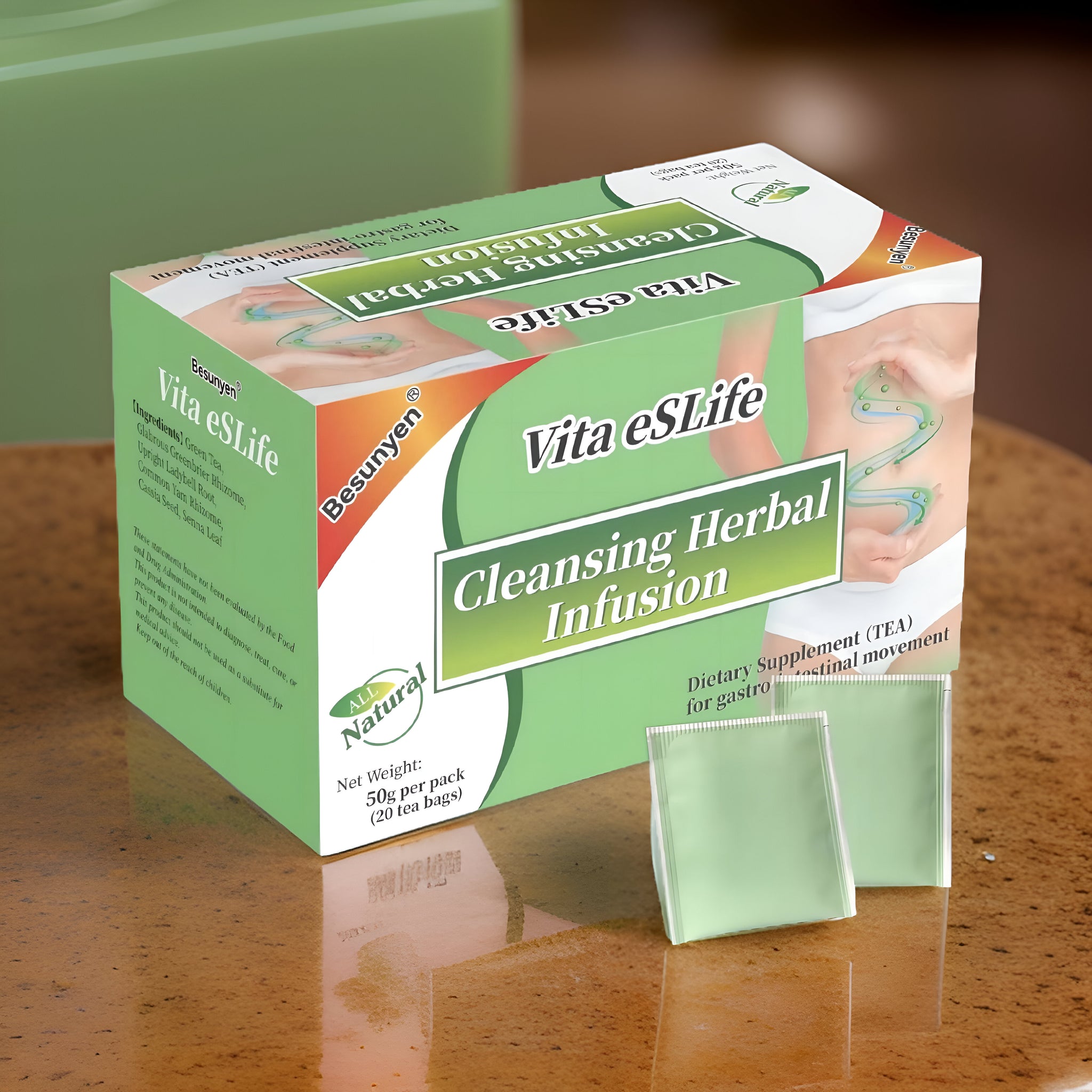 Vita esLife cleansing Herbal Infution Detox 15 day Cleanse